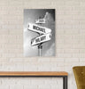 Personalized Name & Date Couple Canvas - Street Sign Wall Art Gift - Anniversary Gift Idea (US)