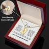 Personalized Love Letter Necklace With Heartfelt Message Card & Premium Led Box