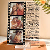 When I Say I Love You More - Personalized Acrylic Photo Plaque