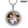 Custom Double Sided Spinning Photo Pendant Necklace