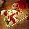 3D Effect Snowman Couple Growing Old Together - Personalized Light Box 4