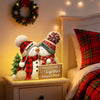 3D Effect Snowman Couple Growing Old Together - Personalized Light Box 8