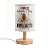 F Valentine's Day I Love You Every Day - Personalized Fabric Lamp 2