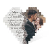 My Favorite Place In The World Is Next To You - Personalized Photo Building Brick