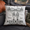 Adventure Partners For Life Camping Couple Gift Pillow 3