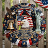 Custom Wood Sign - Personalized America 250th Anniversary Gifts - Family Forever United 2