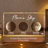 The Moon When You Become The Mother - Custom Moons Phase - Personalized LED Night Light 1