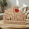 Wooden Elephant Family 2