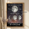 Family Forever Love We Have Everything Custom Birth Moon Phase 1