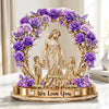 Mom Makes Every Day Beautiful - Personalized Acrylic Plaque - Mother's Day Gifts For Mom, Grandma 1