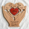 You Are The Piece That Hold Us Together - Personalized Wooden Family Puzzle - Gift For Mom 4