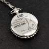 Father's Day Gifts, How Much Time Passes, I Will Always Be Your Little Girl - Personalized Pocket Watch 1
