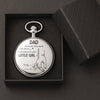 Father's Day Gifts, How Much Time Passes, I Will Always Be Your Little Girl - Personalized Pocket Watch 4