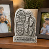 No Matter How Big We Get Always Reach For You Dad - Personalized Acrylic Block Plaque 2