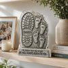 No Matter How Big We Get Always Reach For You Dad - Personalized Acrylic Block Plaque 5