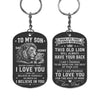 Personalized Aluminium Keychain - This Old Lion - Perfect Custom Gift For Son