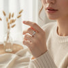 Hug Ring For My Daughter - A Symbol of Love and Protection - Adjustable Ring S925 Silver