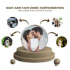 2.7inch Crystal Ball with Electronic Display DIY Video Import Possible Unique Gift