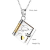 Engraved Message My Love Book Necklace | Romantic Gift For Wife