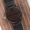 Dad My World Safe, Engraved Wooden Watch, Father's Day Gift Idea For Dad