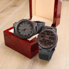 Thanks Dad Creating A Freaking Legend, Engraved Wooden Watch, Perfect Gift For Dad