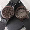 Forget Father's Day I Love You Every Day - Engraved Wooden Watch