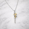 Mother and Child Necklace - Love Hug Pendant - Gift for Mom from Daughter Son - Emotional Keepsake Gift