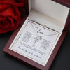 "The Key To My Heart" Necklace with Heartfelt Message Card & Luxury LED Box