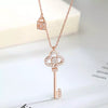 "The Key To My Heart" Necklace with Heartfelt Message Card & Luxury LED Box