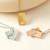 To My Love - Love Letter Necklace - Anniversary Gift For Her