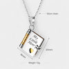 My Little Hero Book Necklace - Perfect Gift For Son