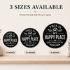This Is My Happy Place Metal Sign - Garden Outdoor Decor - Rustic Home Decor