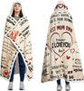 Best Mom Ever Wearable Hooded Blanket - Christmas Gift For Mother