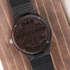 My Dad My Hero, Engraved Wooden Watch, Father's Day Gift Idea For Dad