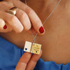 My Little Star Book Necklace for Daughter - Birthday Graduation Gift From Dad Mom