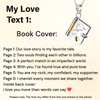 Engraved Message My Love Book Necklace | Romantic Gift For Wife