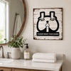 Please Wash Your Hands - Funny Bathroom Sign - Metal Sign
