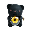Teddy Bear with Preserved Sunflower & Hidden Necklace