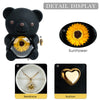 Teddy Bear with Preserved Sunflower & Hidden Necklace