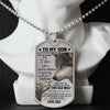 Son This Old Wolf, Dog Tag Necklace, Christmas Gift Idea For Son