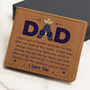 Graphic Leather Wallet  - How Hard You Work - Father's Day Gift For Dad