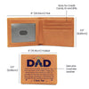 Graphic Leather Wallet  - How Hard You Work - Father's Day Gift For Dad