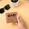 Graphic Leather Wallet  - How Hard You Work - Father's Day Gift For Dad