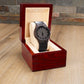 Father-In-Law Thank You, Engraved Wooden Watch, Father's Day Gift Idea