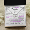 Daughter Most Beautiful Chapters - Perfect Pair Necklace - Gift For Daughter From Dad