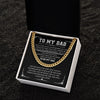 To My Dad, Reach For The Stars, Cuban Link Chain, Father's Day Gift For Dad