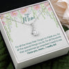 To My Mom - For All The Times - Alluring Beauty Necklace - Mother's Day Gift Idea