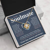 Soulmate My Life My Love - Love Knot Necklace - Anniversary Gift For Soulmate