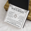 Soulmate My Life My Love My Best Friend - Love Knot Necklace - Christmas Gift Idea