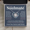 Soulmate My Life My Love - Love Knot Necklace - Anniversary Gift For Soulmate